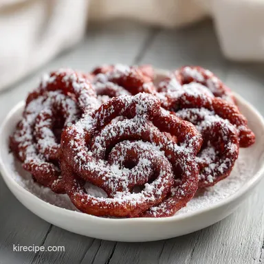 Easy Red Velvet Funnel Cake Recipe in 15 Minutes