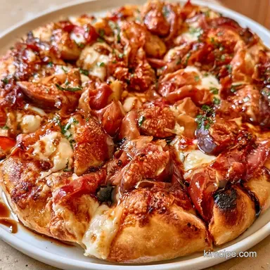 Fig and Goat Cheese Pizza in 27 Minutes Recipe Card