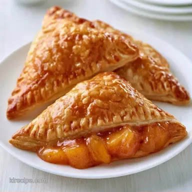 Peach Turnovers for 8 Servings Recipe Card