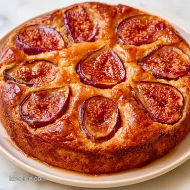 Fresh Fig and Ricotta Cake with Lemon Recipe Card
