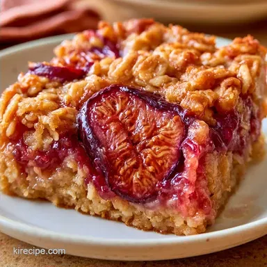 Fresh Fig Oatmeal Bars in 50 Minutes