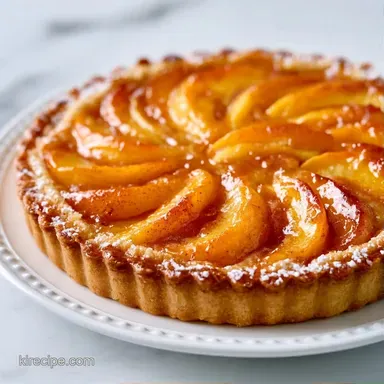Frozen Peach Pie Recipe with Tapioca Recipe Card