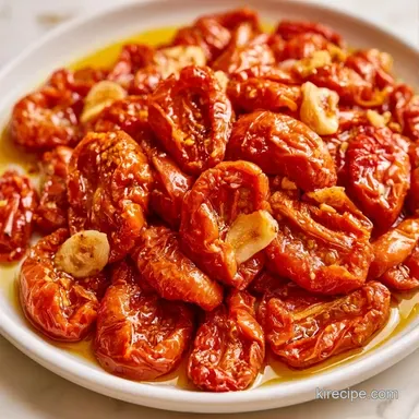 Garlic Herb Sun-Dried Tomatoes: Baked Recipe Card