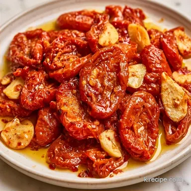 Garlic Herb Sun-Dried Tomatoes: Baked