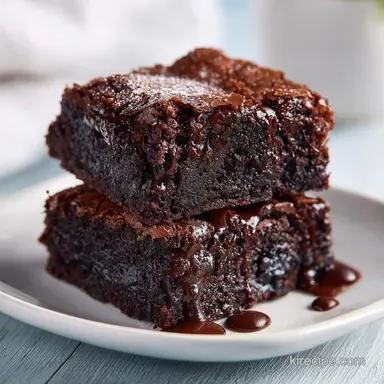 Double Gooey Brownies Hershey Recipe Baked