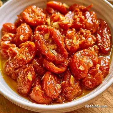 Roasted Sun-Dried Tomatoes with Garlic Recipe Card