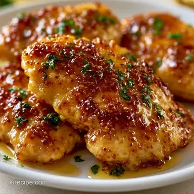 Honey Mustard Chicken: Golden and Sticky Recipe Card