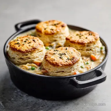 Ina Garten Chicken Pot Pie with Biscuits Recipe Card