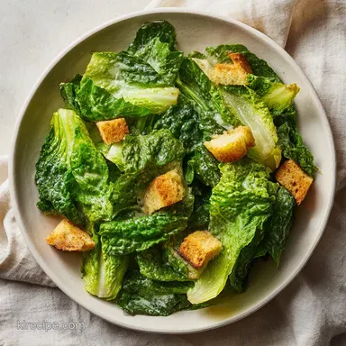 Ina Garten Caesar Salad in 30 Minutes Recipe Card