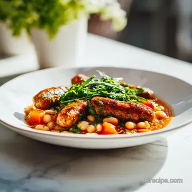 Ina Garten Cassoulet Recipe for 8 Servings Recipe Card