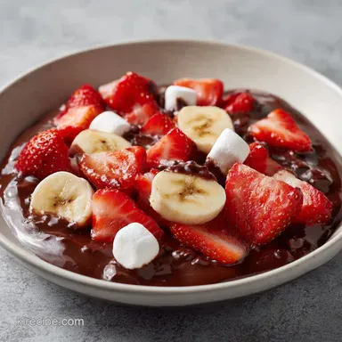 Ina Garten Chocolate Fondue: Velvety Recipe Card