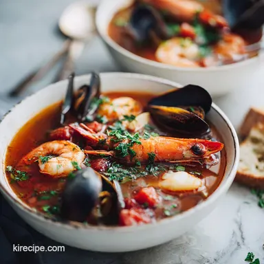 Ina Garten Cioppino Recipe for 6 Servings Recipe Card