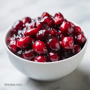 Ina Garten Make Ahead Cranberry Sauce in 25 Min Recipe Card