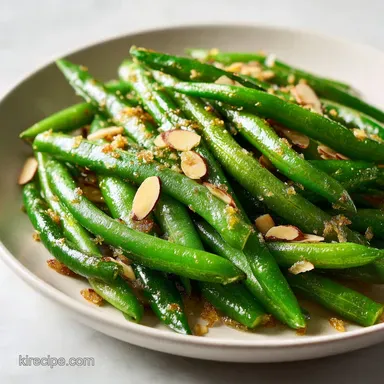 Ina Garten Green Beans Almondine: Nutty Recipe Card