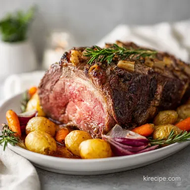 Ina Garten Prime Rib Roast Recipe: For 8 Servings Recipe Card
