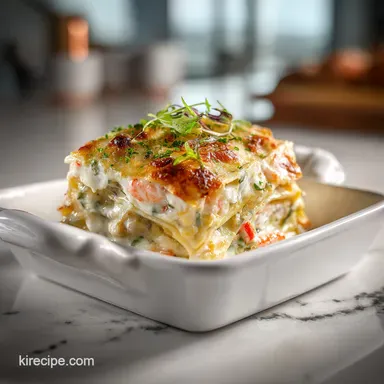 Ina Garten Seafood Lasagna for 8 Servings