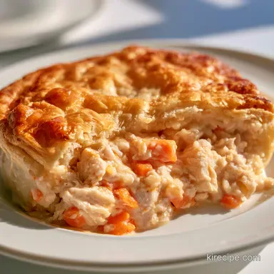 Ina Garten Turkey Pot Pie for 6 Servings Recipe Card