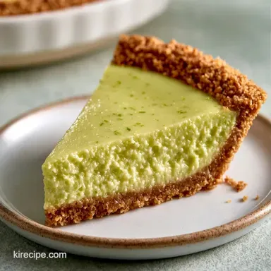 Key Lime Pie with Graham Cracker for 8 Recipe Card