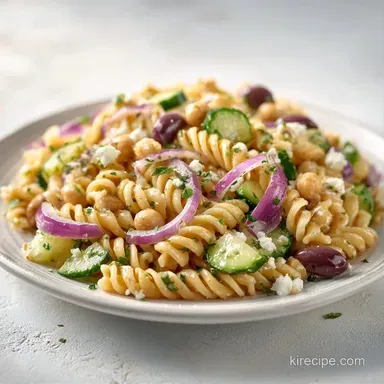 Lemon Herb Pasta Salad in 20 Minutes Recipe Card