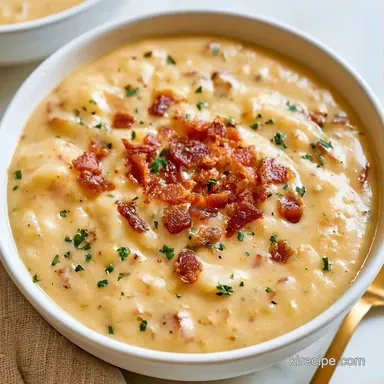 Loaded Potato Soup for 8 Servings Recipe Card