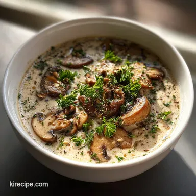 Substitute for Cream of Mushroom Soup: Dairy-Free Recipe Recipe Card