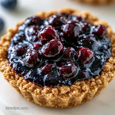 No Bake Blueberry Pie in 20 Minutes Recipe Card