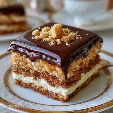 No Bake Chocolate Eclair Cake: Make-Ahead Recipe Card