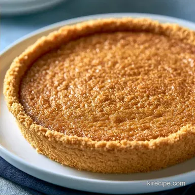 No Bake Graham Cracker Crust: 10 Minutes