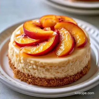 No Bake Peaches and Cream for 8 Servings