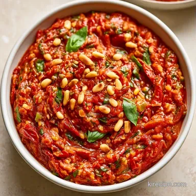 NoCook SunDried Tomato Sauce (5 Min) Recipe Card