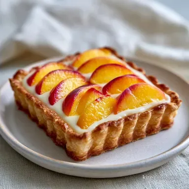 Peach Puff Tart with Cream Cheese