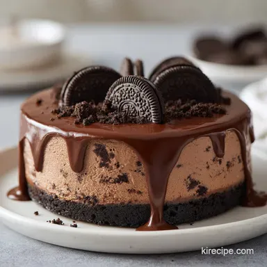 Chocolate Peanut Butter Mousse Cake for 12