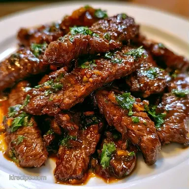 Quick Beef Stir Fry for 4 Servings Recipe Card