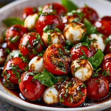 Quick Caprese Salad in 10 Minutes Recipe Card