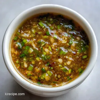 Ginger Scallion Sauce Recipe in 20 Minutes Recipe Card