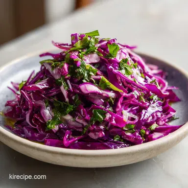 Red Cabbage Salad With Sumac in 25 Min