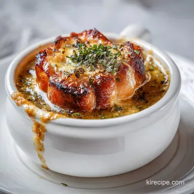 Roasted Basil Chicken Soup for 6 Servings Recipe Card