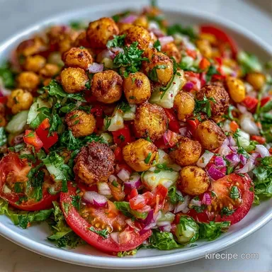 Roasted Chickpea Salad in 35 Minutes Recipe Card