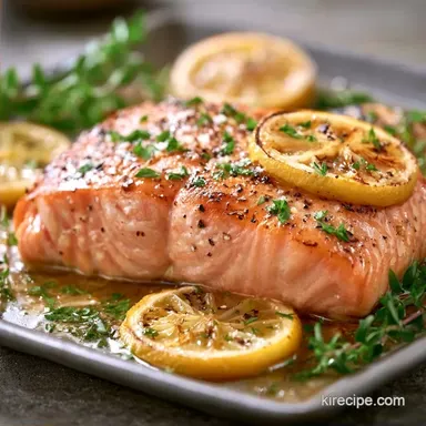 Roasted Lemon Herb Salmon in 25 Minutes