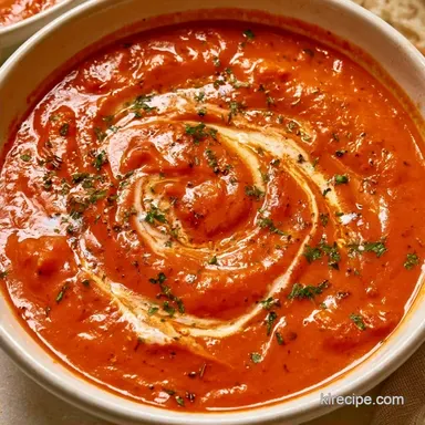 Roasted Red Pepper Tomato Soup for 4