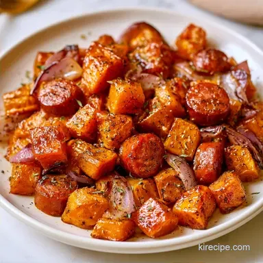Sheet Pan Butternut Squash with Sausage