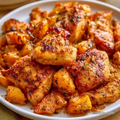 Chicken Acorn Squash for 4 Servings