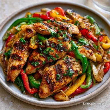 Sheet Pan Fajitas in 35 Minutes Recipe Card