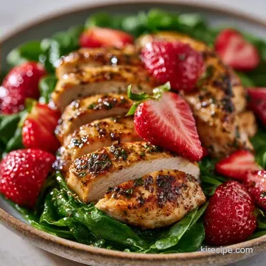 Strawberry Chicken Salad for 4 Servings