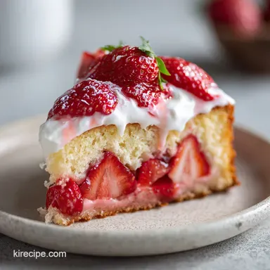 Strawberry Tres Leches Cake Recipe for 12 Servings