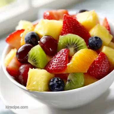 Summer Fruit Salad in 15 Minutes Recipe Card