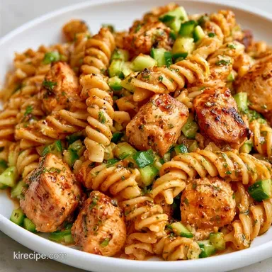 30-Min Summer Chicken Pasta Salad