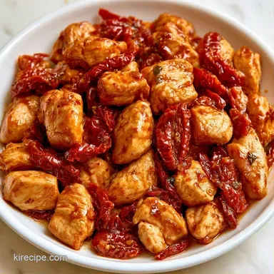 Sun-Dried Tomato Chicken Bowls for 4 Recipe Card