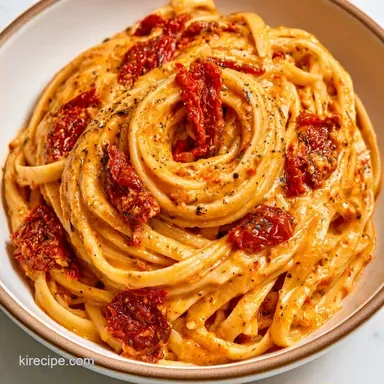 One-Pot Sun-Dried Tomato Fettuccine
