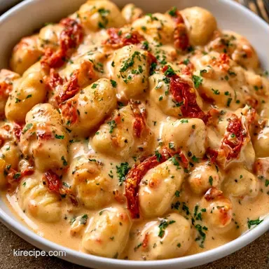 SunDried Tomato Gnocchi One-Pot Recipe Card